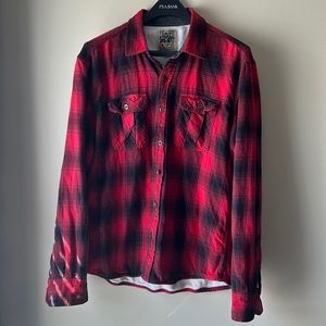 True Religion XL Long Sleeve Flannel